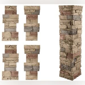 Two Gen Stone Desert Sunrise Pillar Panels